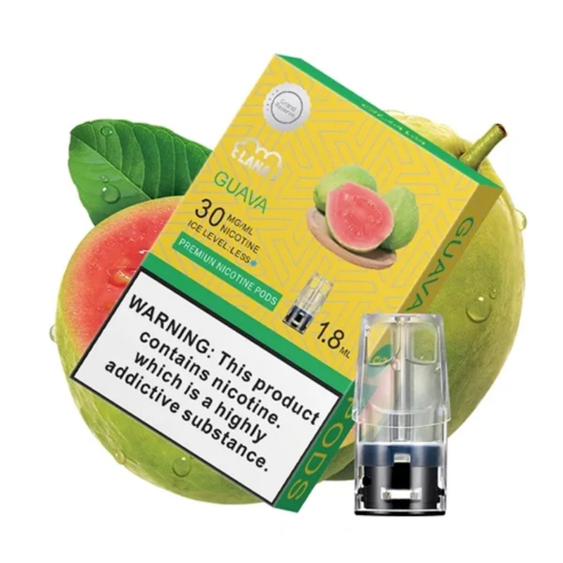 【番石榴味】LANA電子煙透明發光煙彈 